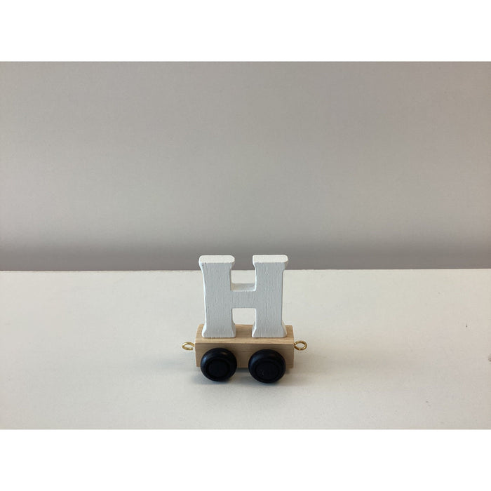Wooden Name Train Letter H