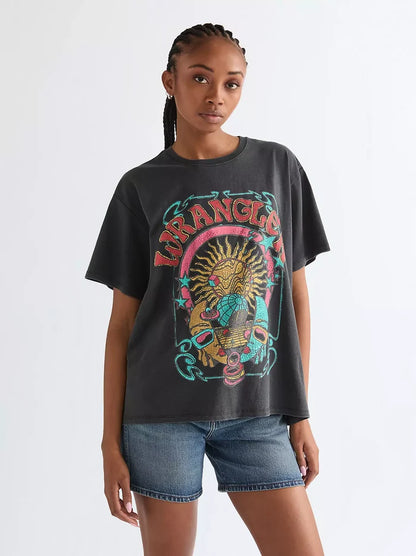 Wrangler Bolur Girlfriend Faded Black