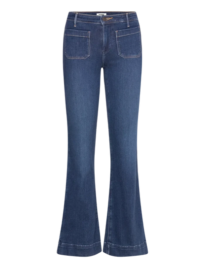 Wrangler Gallabuxur Flare Dark Wash