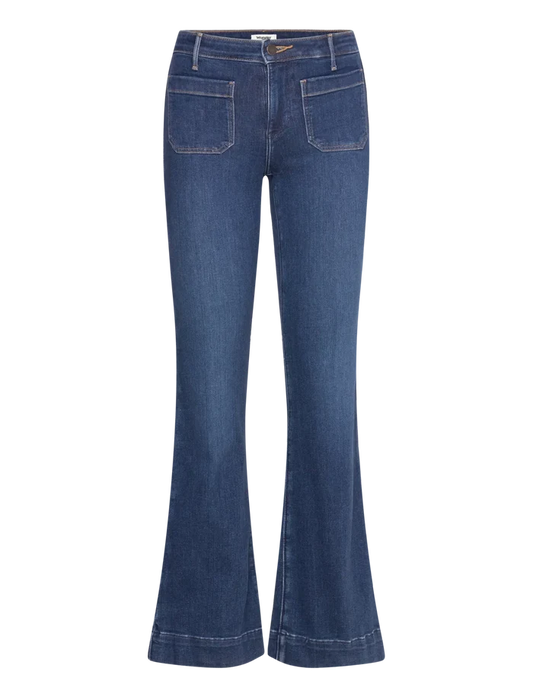 Wrangler Gallabuxur Flare Dark Wash