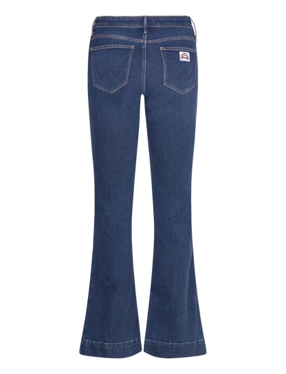 Wrangler Gallabuxur Flare Dark Wash