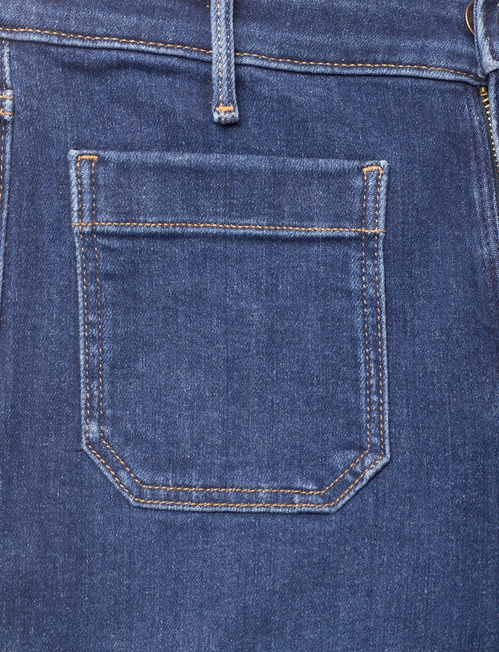 Wrangler Gallabuxur Flare Dark Wash