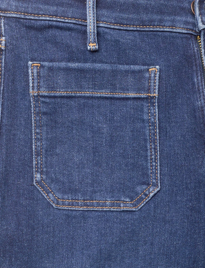 Wrangler Gallabuxur Flare Dark Wash