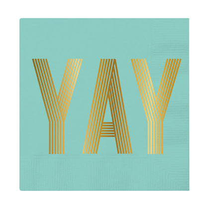 "Yay" Beverage Napkin