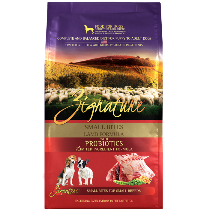 Zignature Lamb Small Bites Formula Dog Food