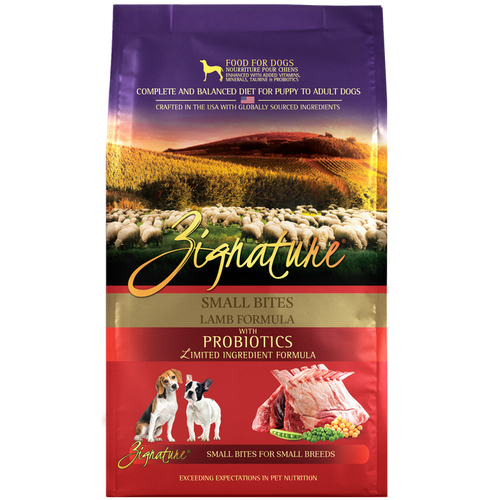 Zignature Lamb Small Bites Formula Dog Food