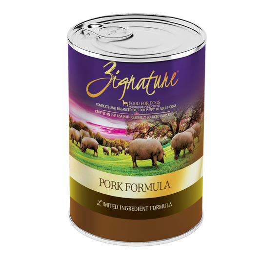 Zignature Pork Canned Dog Food Formula