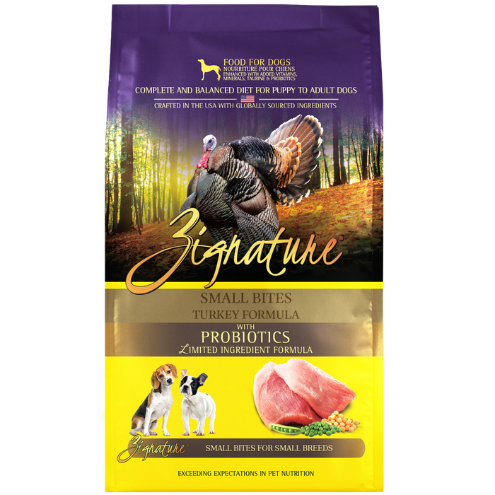 Zignature Turkey Little Bites Formula Dry Dog Food