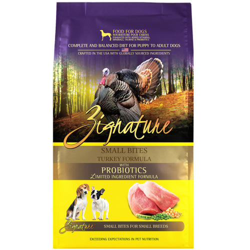 Zignature Turkey Little Bites Formula Dry Dog Food